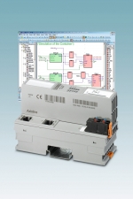 Nowy sterownik AXC 1050 z serii produktów Axiocontrol firmy Phoenix Contact