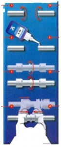 Zasada montażu połączeń złączem LOKRING w naprawach, AGMET