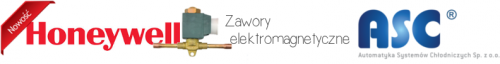 Baner Honeywell. Zawory elektormagnetyczne, ASC Automatyka Systemów Chłodniczych Sp.z o.o.