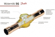 Komponenty liniowe Danfoss, ELEKTRONIKA SA Technika chłodnicza Klimatyzacja, Wzierniki SG