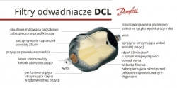 Komponenty liniowe Danfoss, ELEKTRONIKA SA Technika chłodnicza Klimatyzacja, Filtry odwadniacze DCL