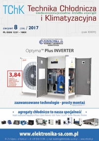 Nowy numer "Technika Chłodnicza i Klimatyzacyjna" 8/2017