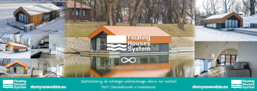 Dni otwarte w pierwszym w Warszawie Domu Na Wodzie Fot. Floating Houses System