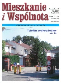 Okładka Mieszkanie i Wspólnota 10/2011