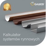 Kalkulator systemów rynnowych Galeco