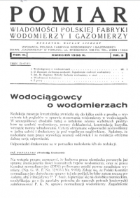 Ankieta Wodociągowcy o Wodomierzach Pomiar-Serwis