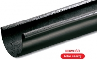 Czarny PVC - nowość w ofercie tworzywowych systemów rynnowych GAMRAT SA