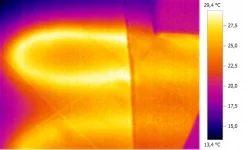 Kamera termowizyjna testo 875i, podłoga, ogrzewanie podłogowe