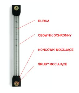 Wielofunkcyjny wskaźnik poziomu płynu HCL - budowa Elesa+Ganter